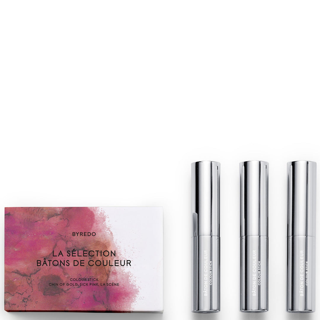 Byredo La Sélection Colour Stick Set of 3 (Chin Of Gold + Sick Pink + La Scene)
