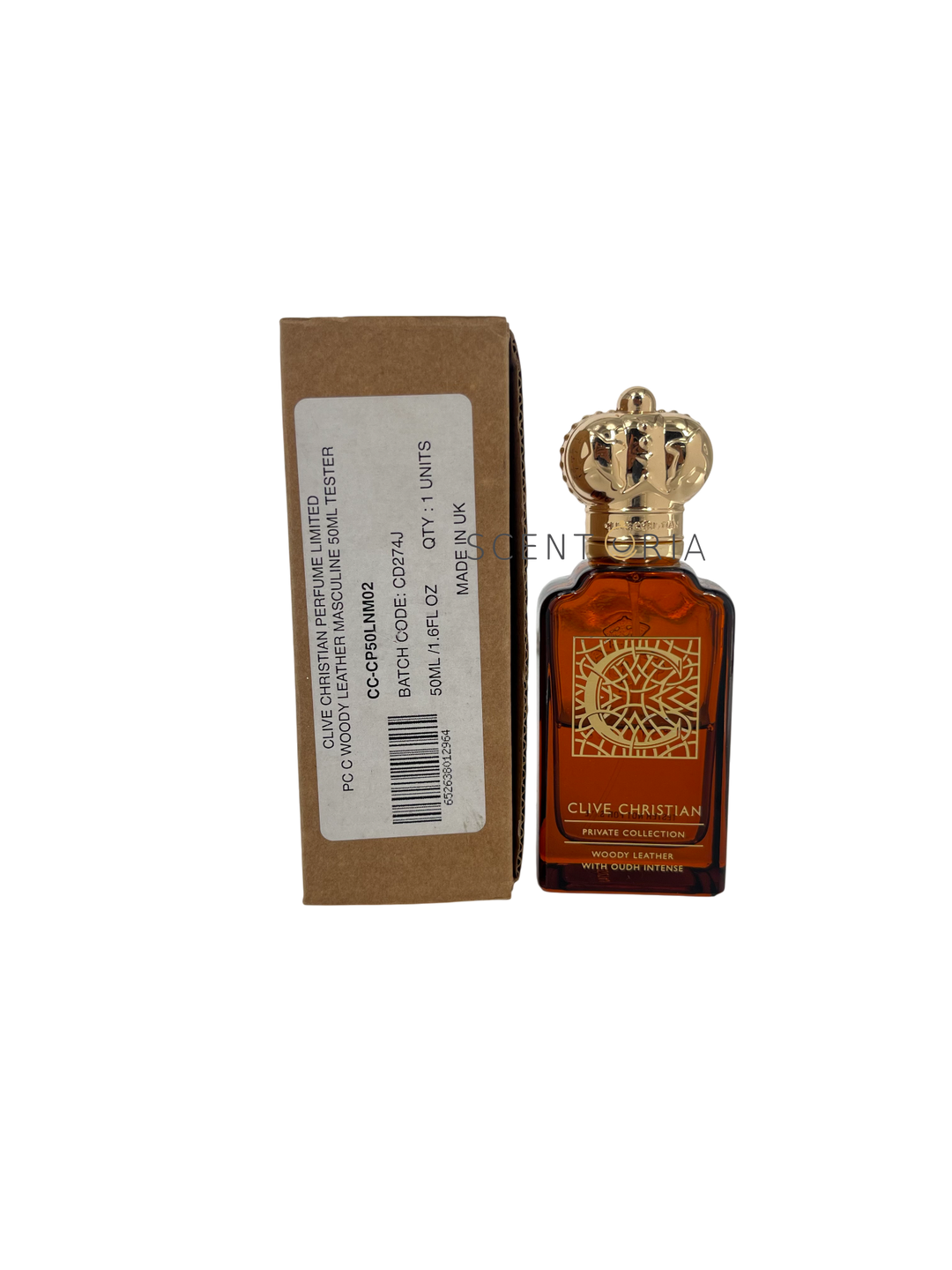 C - For Men Woody Leather EDP Partial