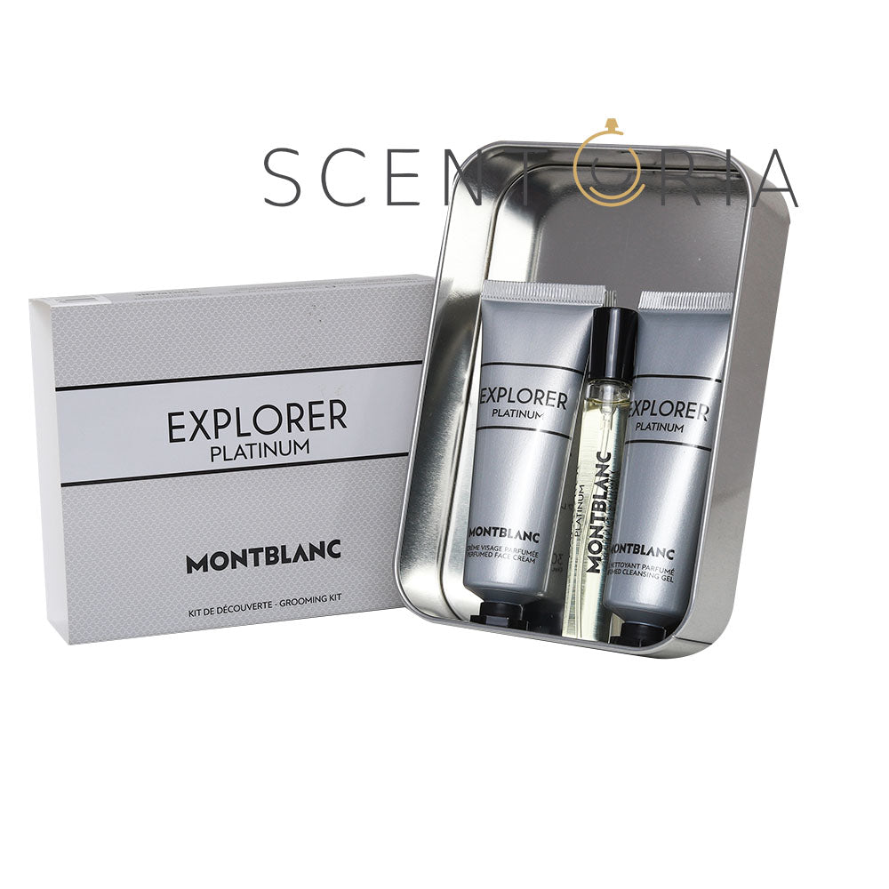 Mont Blanc Explorer Platinum Grooming Set