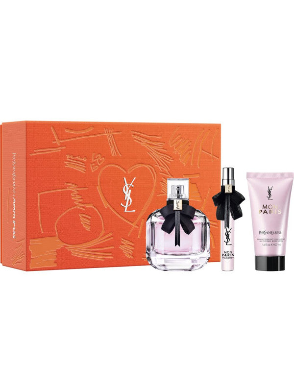 Mon Paris Gift Set (EDP 90 ML + Body Lotion 50 ML + EDP 10 ML)