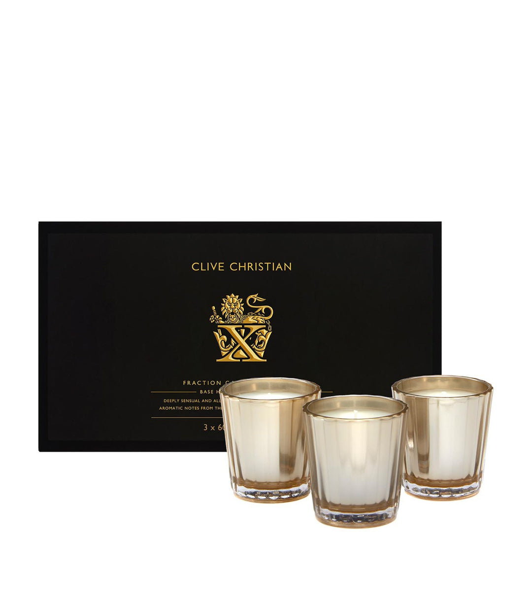 X Fraction Candle Votive Set