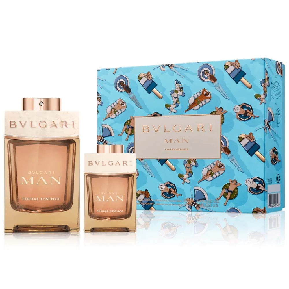 Bvlgari Man Terrae Essence Travel Set (100 ML EDP + 15 ML EDP)